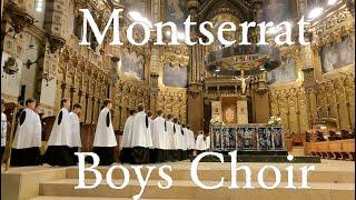 Montserrat BOYS CHOIR Escolania de Montserrat is divine. Barcelona Spain.