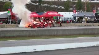 Ferrari Pit Lane Fire 2016 Petit Le Mans