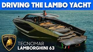 Tested Best Lamborghini Yacht - FASTER than Conor McGregor’s - Test Tour & Review