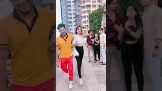 Latest tiktok video of Bhavin Bhanushali Sameeksha Sud & Vishal Pandey