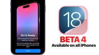 iOS 18.1 Beta 4 - NOW Available on All iPhone’s