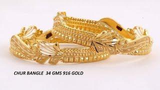 Huge Collection of Latest Gold #Chur Bangle Designs 2020