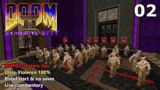 Doom II Stardate 20X7 - MAP02 Eastern Sun - Ultra-Violence 100%