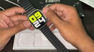 T10 ultra smartwatch ₹700only unboxing & review  Apple Watch Ultra Clone cheapest ultra smartwatch