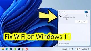 Fix no internet access windows 11