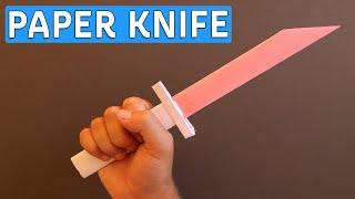 How to make a Paper Knife. Paper Weapon