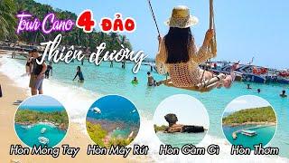 DU LỊCH PHÚ QUỐC  Khám phá 4 Hòn Đảo thiên đường siêu đẹp bằng Cano và Lặn ngắm San hô cực đã