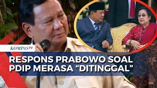 Ditanya soal Kans PDIP Masuk KIM Plus Prabowo Subianto Pilih Tak Jawab