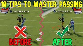 CANT PASS? HERES WHY 10 Tips & Tricks on How to MASTER PASSING in Madden NFL 22 Offense Tips