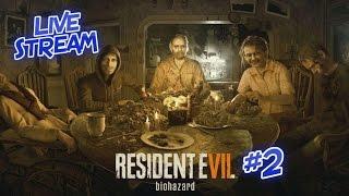 Resident Evil 7 Biohazard #2 LIVE STREAM - Escape the Mansion - #ps4live - PS4  TheGebs24