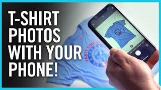 T-Shirt Photo Tips for Product Photography Social Media Etsy & Pinterest