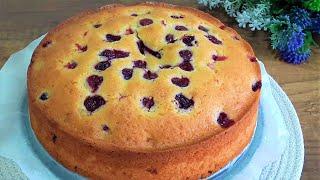 WHEN MY GUEST COME AT THE CLOSE I MAKE THIS CAKE  CHERRY CAKE RECIPE WITH CAKE FLAVORED 