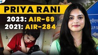 4 UPSC Attempts Finally An IAS  UPSC 2023 Success Story  Priya Rani  Josh Talks