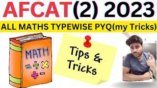 AFCAT 2 2023 Maths PYQ Tricks k sath  Maths AFCAT 2 2023