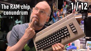 112 C64 repair Out of memory problem - the RAM chip conundrum
