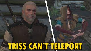 What if Geralt doesnt let Triss teleports away in Witcher 3 ?