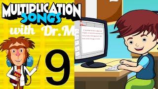 Multiplication Song 9 with Dr. M - Learning Subjects 9  Muffin Songs