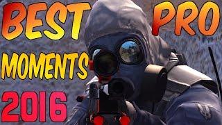 CSGO - BEST PRO MOMENTS 2016 Flickshots Crazy Clutches Inhuman Reactions ACEs Best Frags