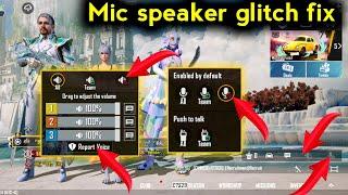 How to fix mic and speaker glitch in Bgmi  Bgmi mic glitch problem  bgmi mic  new update 3.4