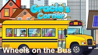 Wheels on the Bus  Gracie’s Corner  Nursery Rhymes + Kids Songs