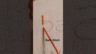 Beginners Embroidery Back Stitch