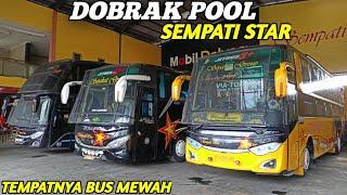 TEMPATNYA BUS MEWAH SUMATERA  Pantau Suasana Pool Sempati Star di Medan