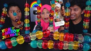 13M VIEWS RAINBOW JELLY BALL VIRAL at CONCUBINE LANE homemade lucu makan tema WARNA PELANGI