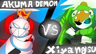 Akuma Demon VS Xiyangsumy friend in blade ball by Akuma Demon