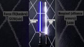 Lightsaber Comparison #starwars #lightsabers #fypシ #fyp #saber #awesome #review #nerd