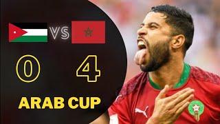 Jordan Vs Morocco Highlights  Jordan Vs Morocco  Jordan 0 vs 4 Morocco  Jordan fc Vs Morocco fc