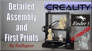 CREALITY ENDER 3 - Detailed Assembly Tips & First Prints