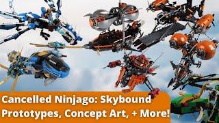 Ninjago Skybound Cancelled Sets Concept Art and Prototypes