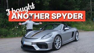 I bought another Porsche 718 Spyder - Heres why  And why you should too