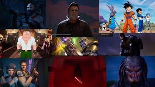 All collaboration trailers for Fortnitechapter 1-5