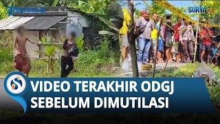 Video Terakhir ODGJ di Garut Sebelum Tewas Dimutilasi Diikat Pakai Tali di Tengah Jalan Oleh Pelaku