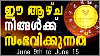 ഈ ആഴ്ച June 9 to 15 നിങ്ങൾക്ക്  സംഭവിക്കുന്നത് Weekly prediction for 12 Zodiac Signs#vedicastrotimes