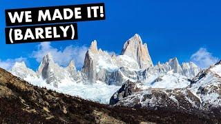 EL CHALTEN ARGENTINA  We hike Fitz Roy barely and visit Perito Moreno Glacier  Ep  80