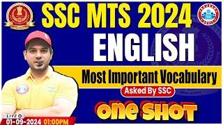 SSC MTS 2024  SSC MTS English  English Vocabulary  SSC MTS English Classes 2024 by Sanjeev Sir