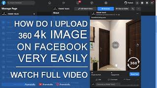 How to Upload 360 Photo on Facebook Tutorial Virtual Reality - VR