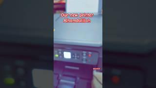 Our New printer Alhamdulillah️ #canonprinter #pixma #newprinter #dailyvlog #hx2k15 #ytshort #vural