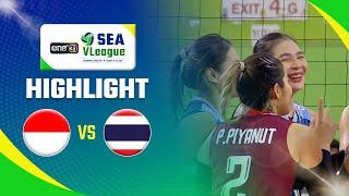 Highlight SEA VLeague 2023 Indonesia VS Thailand 0 - 3  Moji