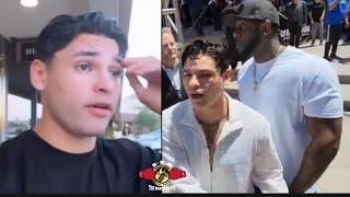 Ryan Garcia “FIRES” Security after being ATTACKED by a boxing fan
