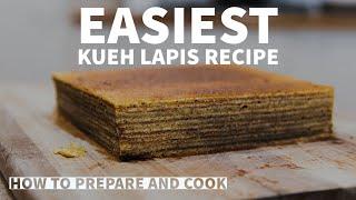 How to make Kueh Lapis  Lapis Legit  Bake