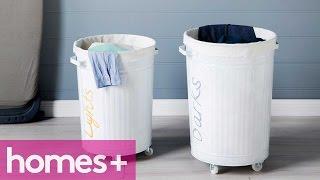 DIY PROJECT Laundry basket - homes+