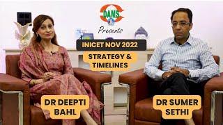 INICET Nov 2022 Strategy & Timeline  Mentor Duo  Dr Sumer Sethi  Dr Deepti Bahl