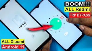 BOOM All Redmi FRP Bypass Android 11All Redmi Google Account Unlock Android 11 MIUI 12 2021