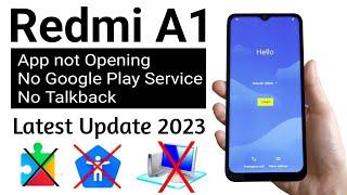 Redmi A1 2022 FRP UNLOCK No TalkbackNo Google Play Service - 2023 New Method NO PC