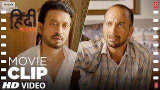 Bacchi Ke Liye Jhooth Bola  Irrfan Khan Saba Qamar Deepak Dobriyal  Hindi Medium Movie Scene