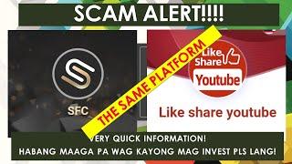 SFC and LIKE SHARE YOUTUBE SCAM or not?