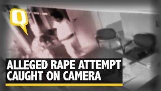 The Quint CCTV footage Panchayat President Allegedly attempts to Rape Woman